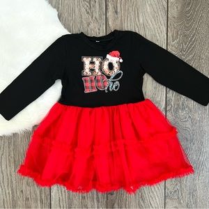 Holiday Ho Ho Ho Tutu Dress